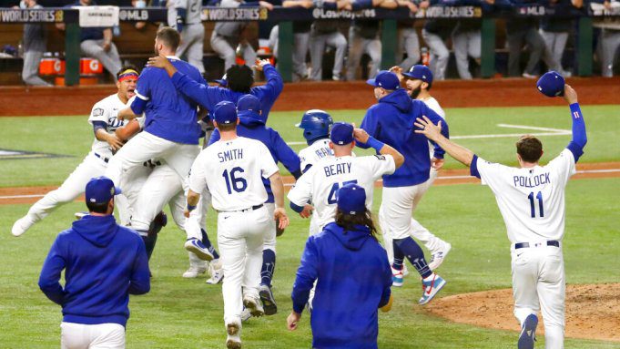 Baseball: Dodgers win 2020 World Series