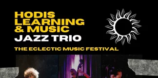 Hodis Learning & Music jazz trio at the eclectic music festival