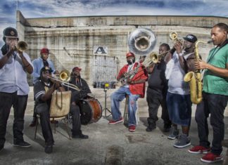 Rose Parade 2022 | Mid-Parade Performance Featuring Laine Hardy and Hot 8 Brass Band