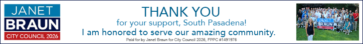 Campaign thank-you banner for Janet Braun for City Council 2026, with logo on left and a group photo on the right.