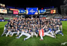 PHOTO CREDIT: © LA DODGERS | MLB WORLD SERIES PRESS RELEASE | LA Dodgers 2024 World Series Champions