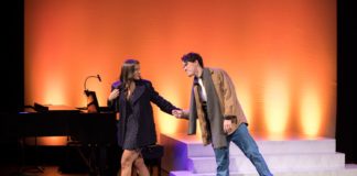 PHOTO: Luis Luque | The South Pasadenan | Jackie Bonsignore and Jayde Mitchell in The Last Five Years at Sierra Madre Playhouse