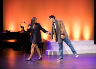 PHOTO: Luis Luque | The South Pasadenan | Jackie Bonsignore and Jayde Mitchell in The Last Five Years at Sierra Madre Playhouse