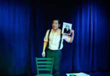 Hit Show MR. YUNIOSHI returns to Sierra Madre Playhouse PHOTO: Rob Slaven | South Pasadenan News | J. Elijah Cho stars in "Mr. Yunioshi" at Sierra Madre Playhouse.
