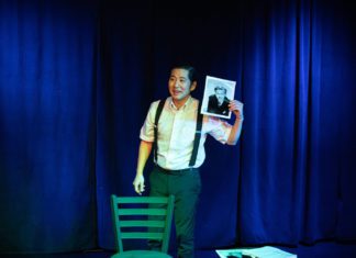 PHOTO: Rob Slaven | South Pasadenan News | J. Elijah Cho stars in "Mr. Yunioshi" at Sierra Madre Playhouse.