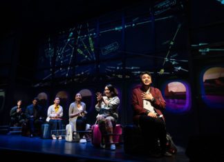 “On This Side of the World” – Immigrant Stories Told in Song PHOTO: Jenny Graham | The South Pasadenan | The cast of On This Side of the World performs “One Way Ticket” at East West Players.
