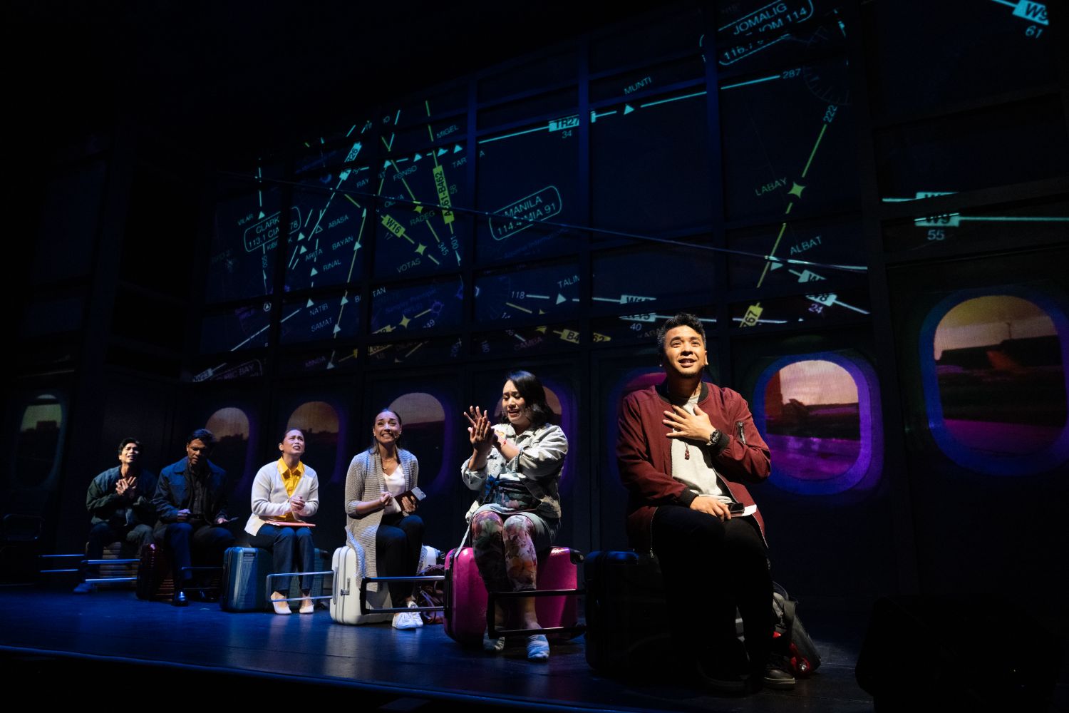 PHOTO: Jenny Graham | The South Pasadenan | The cast of On This Side of the World performs “One Way Ticket” at East West Players.