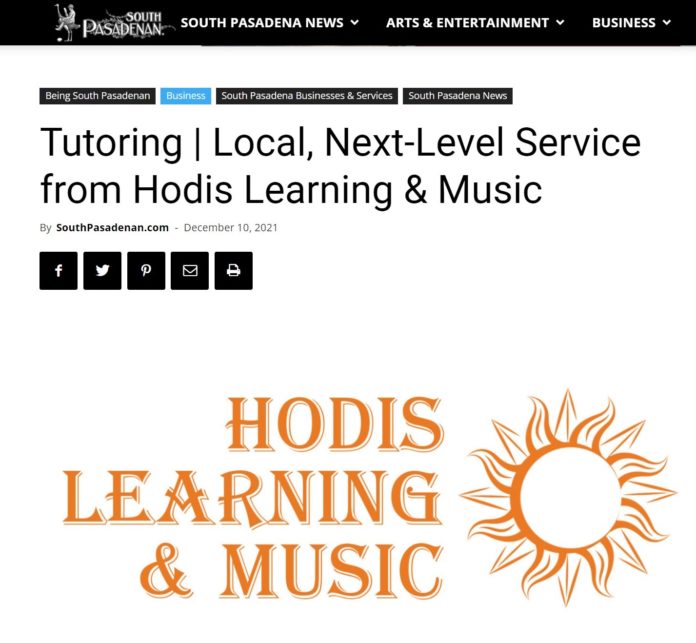 tutoring local next-level service from hodis learning music Image of news feature.
