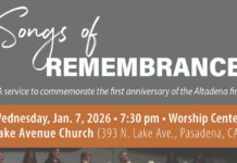Eaton & Palisades Fire Anniversary: ‘SONGS OF REMEMBRANCE’ Pasadena Memorial Event PHOOT: http://www.lakeave.org/ | The South Pasadenan | Philip Yancey to Speak at Pasadena Memorial Marking Eaton and Palisades Fire Anniversary