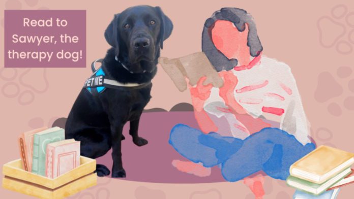 PHOTO: South Pasadena Library | The South Pasadenan | “Barks & Books” Returns to South Pasadena Library With Sawyer the Therapy Dog