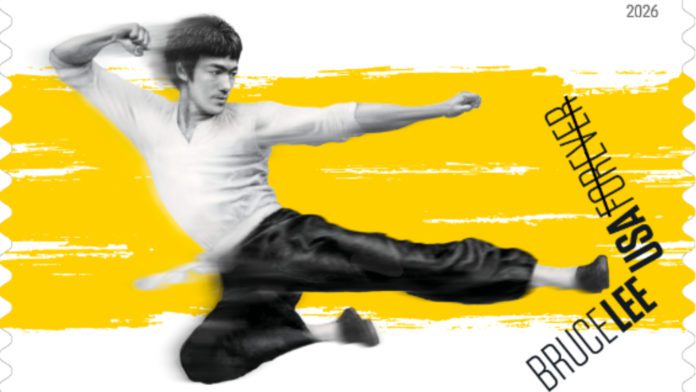 PHOTO: USPS | The South Pasadenan | Postal Service To Release Stunner of Stamp To Honor Bruce Lee
