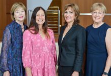 Pasadena Showcase House for the Arts Names 2026 Benefit Co-Chairs PHOTO: Pasadena Showcase House for the Arts | The South Pasadenan | (L - R) Dotty Ewing, President of Pasadena Showcase House of Design, Lynne Graves, Lydia Rubin and Cynthia Bengtson, Benefit Co-Chairs, 2026 Pasadena Showcase House of Design