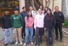 PHOTO: Ben Ku | SPUSD | The South Pasadenan | Juniors and seniors from SPHS’s Science club, along with advisor Ben Ku, gather before the Junior Watson program at Caltech.