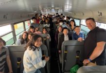 PHOTO: SPUSD | The South Pasadenan | Monterey Hills students, teachers, and special guests, SPUSD Board President Dr. Michele Kipke and Superintendent Dr. Angela Elizondo Baxter, prepare to participate in a community event with Justice Sonia Sotomayor.