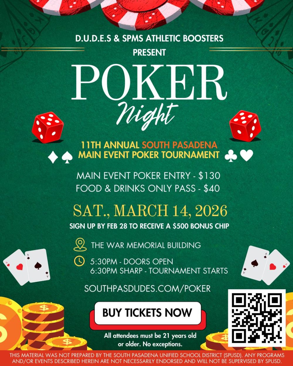 | The South Pasadenan | South Pasadena News PHOTO: South Pasadena Dudes | The South Pasadenan | 11th Annual South Pasadena Main Event Poker Tournament Set for March 14