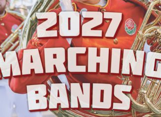 Rose Parade 2027 | Tournament of Roses Announces 21 Marching Bands for 138th New Year’s Parade PHOTO: Pasadena Tournament of Roses | The South Pasadenan | Tournament of Roses Announces 21 Marching Bands for 138th New Year’s Parade