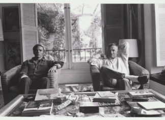 “Don Bachardy: A Life in Portraits” Exhibition Runs April 12–August 4 at The Huntington David Hockney, Don Bachardy and Christopher Isherwood, 1968 March 30, 3 1/2 x 5 in. Christopher Isherwood Papers. | The Huntington Library, Art Museum, and Botanical Garden. Photo credit: David Hockney. © David Hockney.