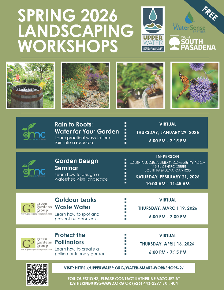 | The South Pasadenan | South Pasadena News PHOTO: City of South Pasadena | The South Pasadenan | Free Spring 2026 Landscaping Workshops for Residents