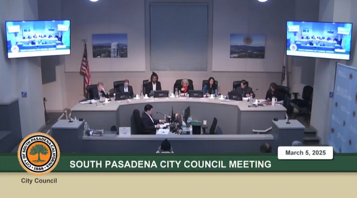 March 5, 2025 South Pasadena City Council Meeting | The South Pasadenan.