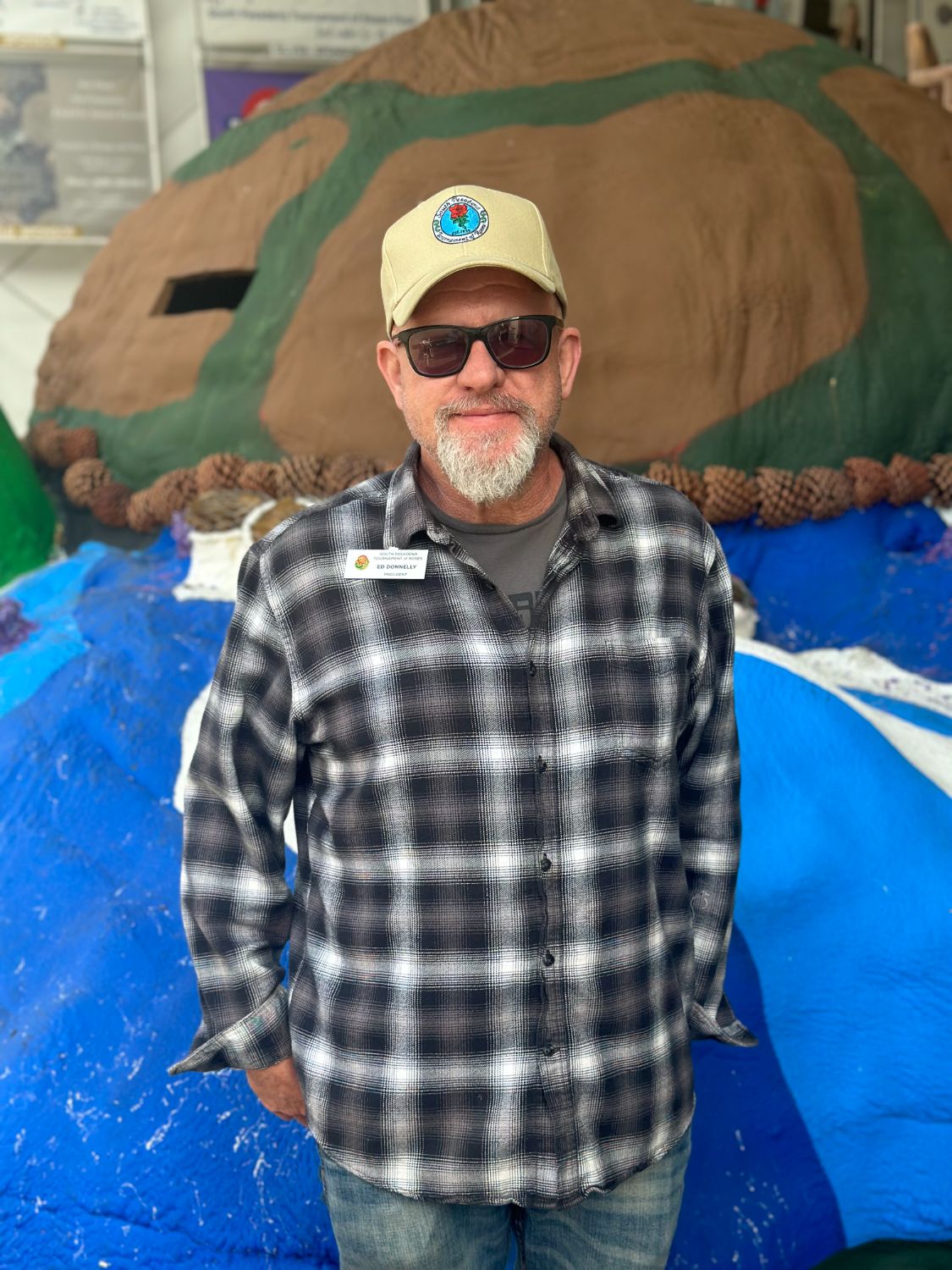 | The South Pasadenan | South Pasadena News PHOTO Credit: Bill Glazier | The South Pasadenan | Ed Donnelly, the chair of the committee overseeing South Pasadena's city float development from start to finish.