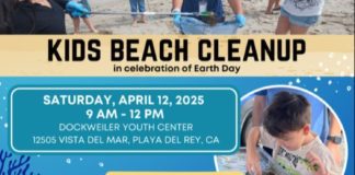 PHOTO: beaches.lacounty.gov | The South Pasadenan | Kids Beach Cleanup Event on Saturday, April 12, 9 AM – 12 PM