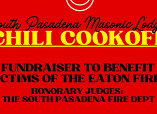 Masonic Lodge Chili Cook-Off | Free Fundraiser for Eaton Fire Victims on March 28 PHOTO: South Pasadena Masonic Lodge | The South Pasadenan | Free Fundraiser for Eaton Fire Victims This Saturday