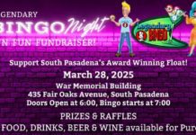 Play BINGO! Friday Night: ‘Legendary Bingo Night’ Fundraiser to Support South Pasadena’s Award-Winning Float PHOTO: www.sptor.org | The South Pasadenan | Legendary Bingo Night Fundraiser