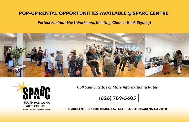 PHOTO: SPARC Centre | The South Pasadenan | Pop-up rental opportunities