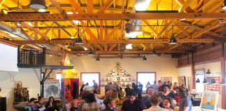 This year's Eclectic Music Festival and Arts Crawl venue, BurkeTriolo Studio (inside)
