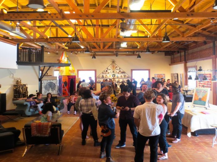 This year's Eclectic Music Festival and Arts Crawl venue, BurkeTriolo Studio (inside)
