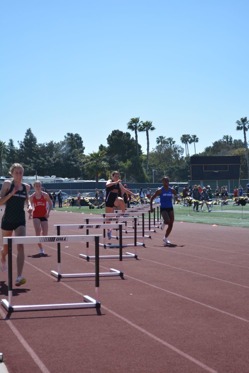 PHOTO: Nicholas Yeh | The South Pasadenan | CI Girls 300m Hurdles 2nd (Avery Taylor)