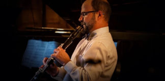 Restoration Concerts | Clarinet & String Quintets at the Library PHOTO: Restoration Concert | The South Pasadenan | Joshua Ranz playing the clarinet