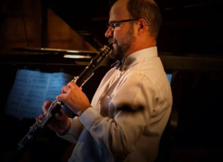 Restoration Concerts | Clarinet & String Quintets at the Library PHOTO: Restoration Concert | The South Pasadenan | Joshua Ranz playing the clarinet