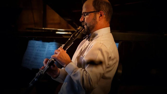 PHOTO: Restoration Concert | The South Pasadenan | Joshua Ranz playing the clarinet
