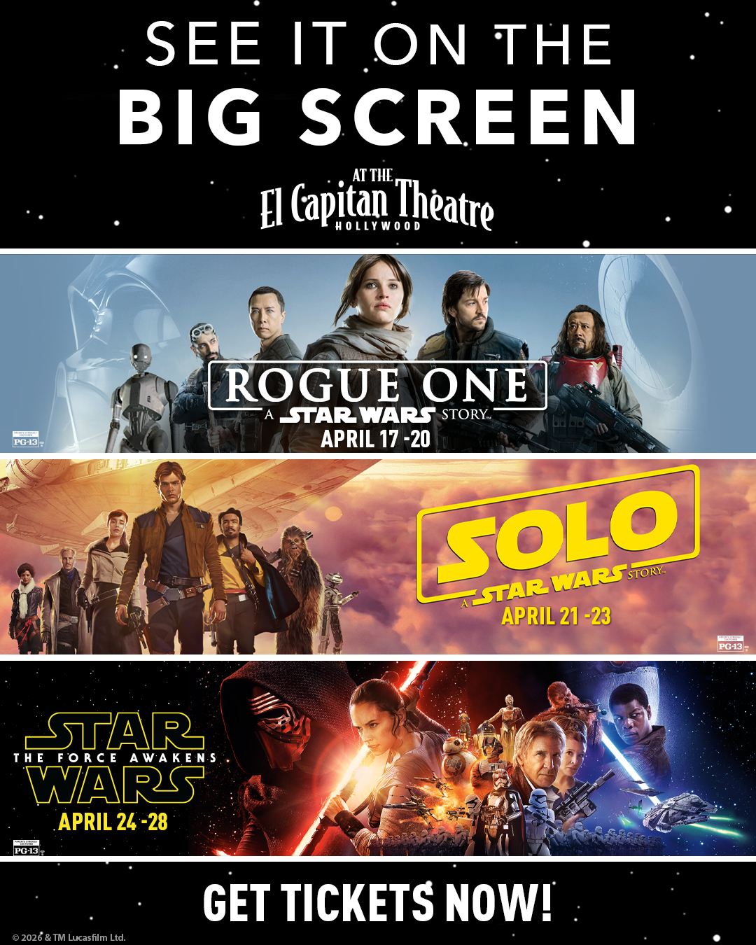 | The South Pasadenan | South Pasadena News PHOTO: © & ™ LUCASFILM LTD. ALL RIGHTS RESERVED. | The South Pasadenan | The Force is Calling! Star Wars Returns to the El Capitan Theatre!