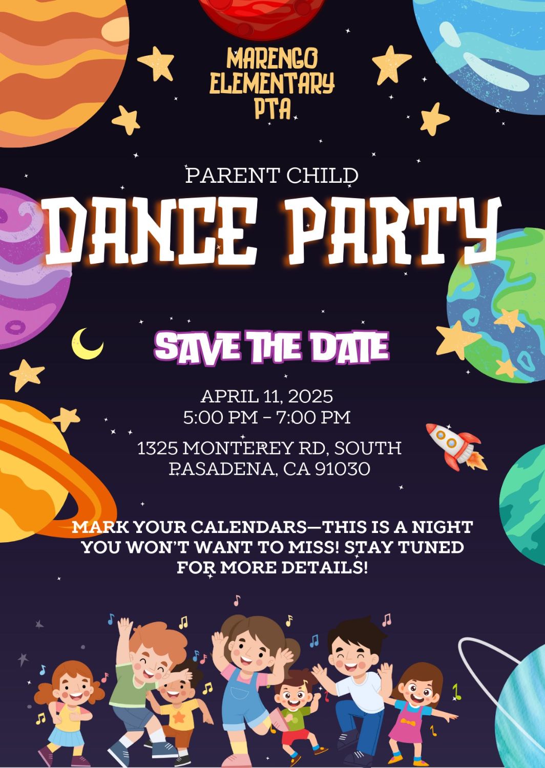 Marengo Elementary Parent Child Dance Party!