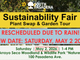 Sustainability Fair | Plant Swap & Garden Tour at Nature Park PHOTO: City of South Pasadena | The South Pasadenan | Sustainability Fair Rescheduled Due to Expected Rain