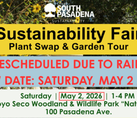 PHOTO: City of South Pasadena | The South Pasadenan | Sustainability Fair Rescheduled Due to Expected Rain
