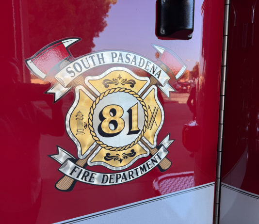 Residential Structure Fire at 2000 Block of Meridian Avenue PHOTO: Esteban Lopez | The South Pasadenan | South Pasadena Fire Department