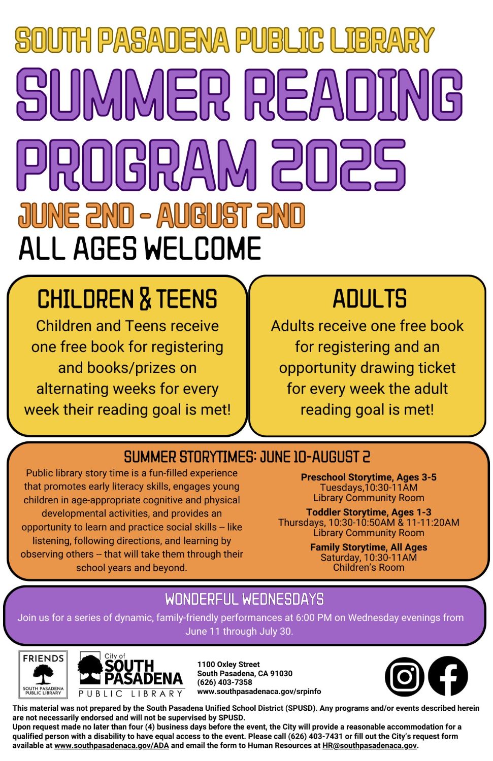 | The South Pasadenan | South Pasadena News Marengo Lion Loop Weekly Community Updates | Summer Reading Program