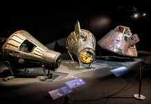 California Science Center Air & Space Center Preview: Final Weeks to See Samuel Oschin Gallery Samuel Oschin Air and Space Center Work in Progress Gallery at the California Science Center