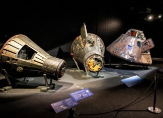 Samuel Oschin Air and Space Center Work in Progress Gallery at the California Science Center