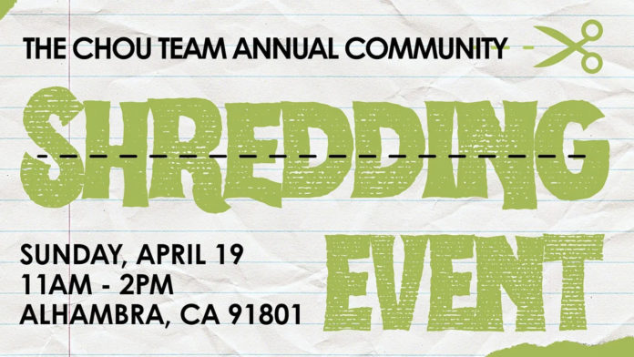 PHOTO: The Chou Team | The South Pasadenan | The Chou Team Annual Shredding Event