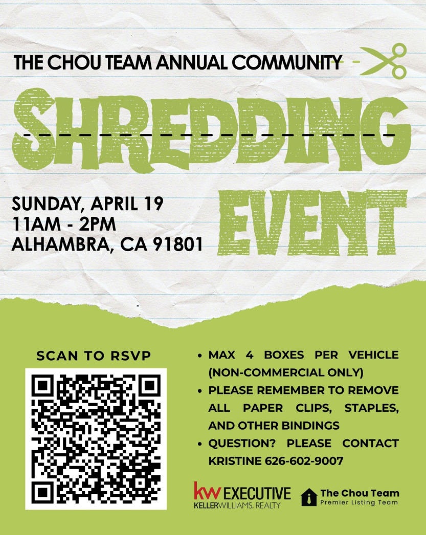 | The South Pasadenan | South Pasadena News PHOTO: The Chou Team | The South Pasadenan | The Chou Team Annual Shredding Event