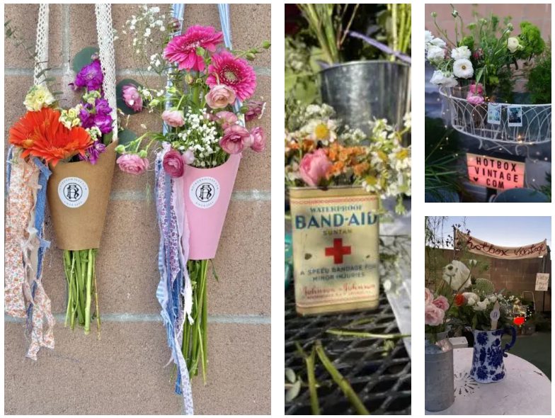 PHOTO: Hotbox Vintage | The South Pasadenan | Hotbox Vintage will once again host its charming Vintage Bouquet Bar