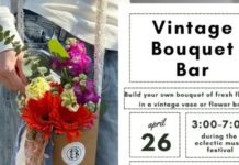Vintage Bouquet Bar Blooms at Eclectic Music Festival in South Pasadena PHOTO: Hotbox Vintage | The South Pasadenan | Hotbox Vintage will once again host its charming Vintage Bouquet Bar