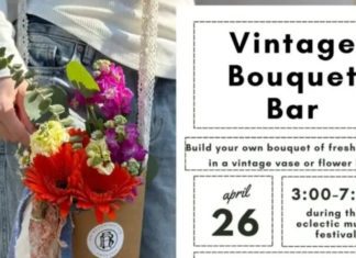 Vintage Bouquet Bar Blooms at Eclectic Music Festival in South Pasadena PHOTO: Hotbox Vintage | The South Pasadenan | Hotbox Vintage will once again host its charming Vintage Bouquet Bar