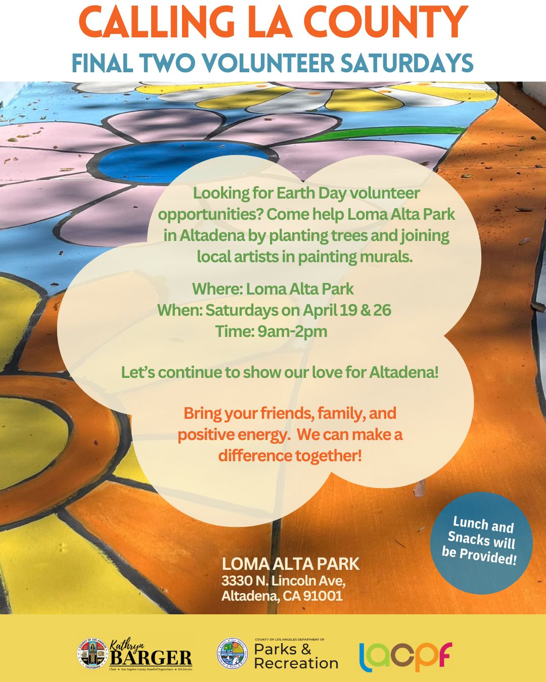 PHOTO: LA County | The South Pasadenan | Earth Day Celebration Volunteers
