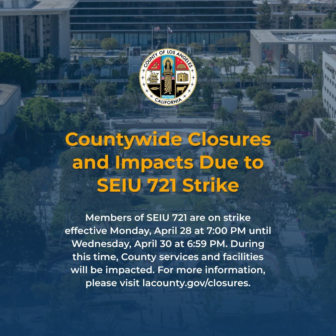 | The South Pasadenan | South Pasadena News PHOTO: LA County | The South Pasadenan | LA County is preparing for a strike by SEIU 721