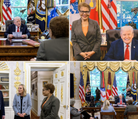 PHOTO: Keeping up with Kathryn | The South Pasadenan | Supervisor Barger Meets President Trump for Altadena Fire Relief